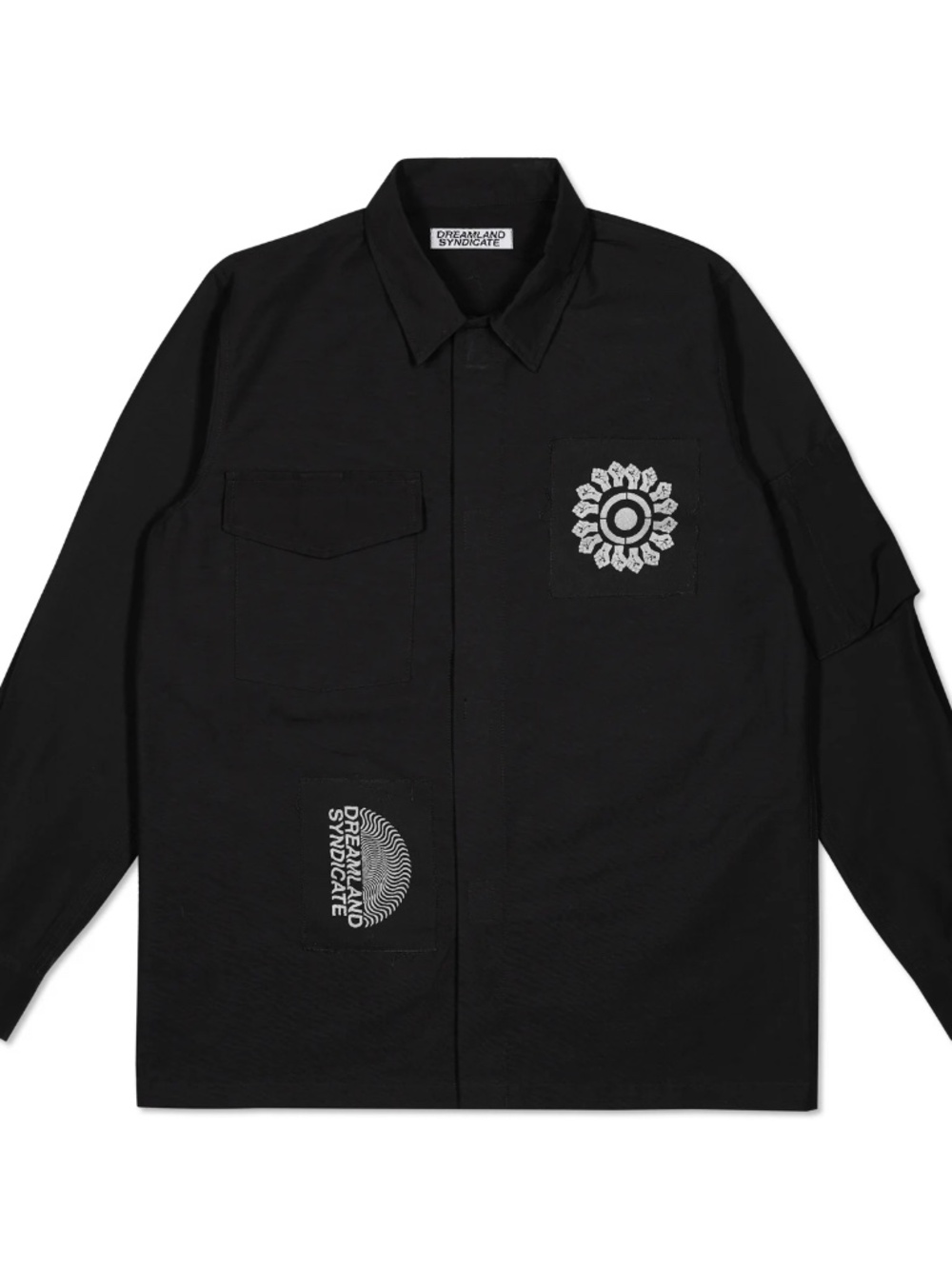 Dreamland Syndicate Tact Overshirt - Black
